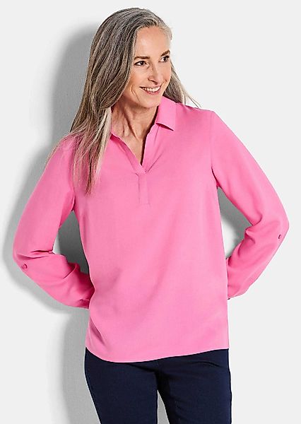 GOLDNER Klassische Bluse Schlupfbluse aus reiner günstig online kaufen