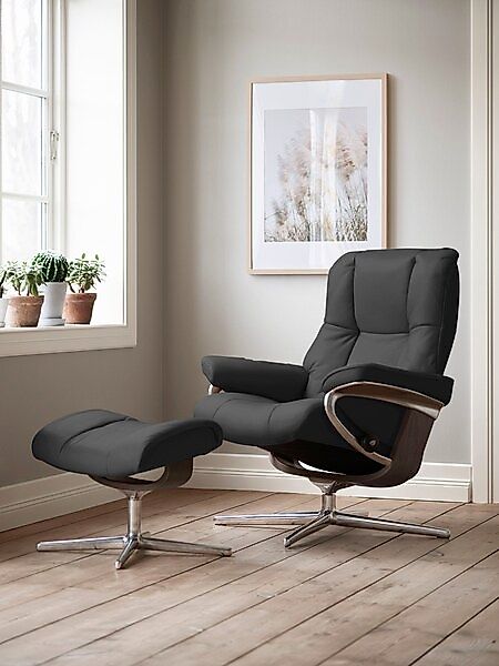 Stressless Fußhocker "Mayfair", mit Cross Base, Größe S, M & L, Holzakzent günstig online kaufen