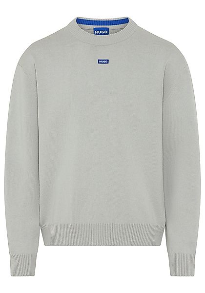 HUGO Blue Rundhalspullover San Casey relaxed günstig online kaufen