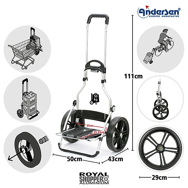Andersen Einkaufsshopper Royal Shopper mit Tasche günstig online kaufen