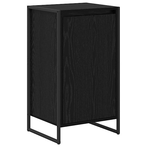 vidaXL Sideboard Schwarz Eichen-Optik 43 x 36 x 75,5 cm Holzwerkstoff 88658 günstig online kaufen