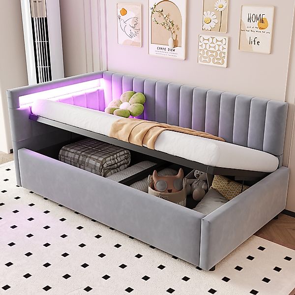 REDOM Polsterbett Schlafsofa Kinderbett Funktionsbett (Daybett günstig online kaufen