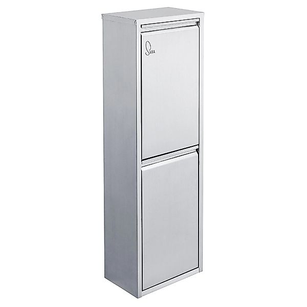 Svita V2X8 Mülleimer Wandbefestigung Mülltrennsystem 2 Fächer 2x8L 16 Liter günstig online kaufen