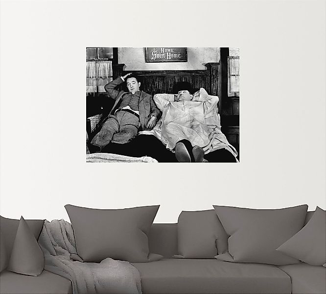 Artland Wandbild "Dick und Doof I", Stars, (1 St.), als Alubild, Outdoorbil günstig online kaufen