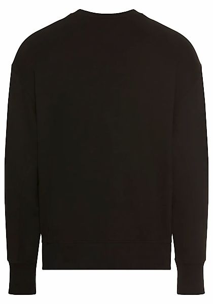 BOSS ORANGE Sweatshirt "Eteia Premium Damenmode" mit Rippdetails, Logo günstig online kaufen