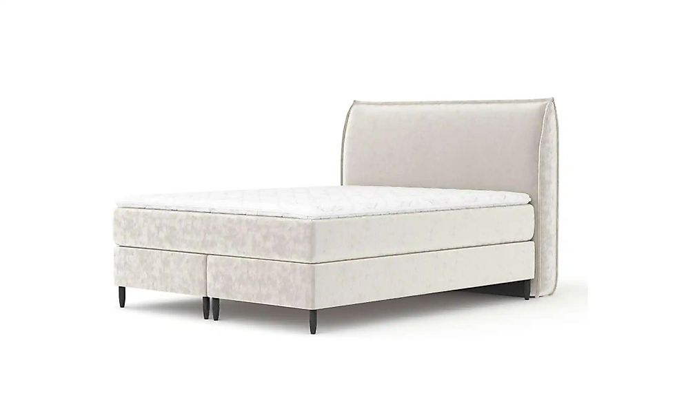 Boxspringbett   ¦ beige ¦ Maße (cm): B: 151 H: 125 Betten > Komfortbetten - günstig online kaufen