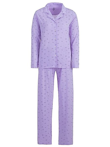 zeitlos Schlafanzug Pyjama Set Langarm - Schmetterling günstig online kaufen
