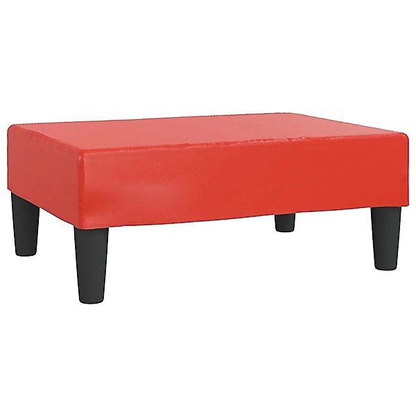 vidaXL Fußhocker Rot 78x56x32 cm Kunstleder Modell 1 günstig online kaufen