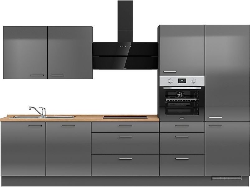 nobilia Küchenzeile ""Flash II"" vormontiert, Ausrichtung wählbar, Breite 3 günstig online kaufen