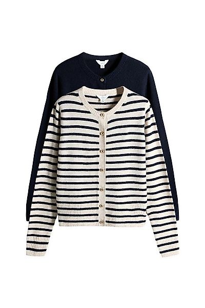 The Set Strickjacke The Set Strickjacken mit Wollanteil, 2er-Pack (2-tlg) günstig online kaufen