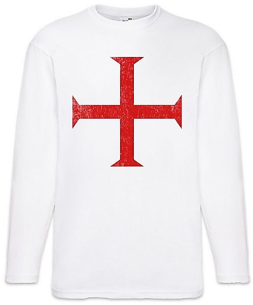 Urban Backwoods Langarmshirt Templar Cross II Langarm T-Shirt Rotes Templer günstig online kaufen