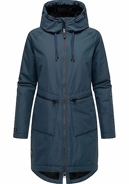 Ragwear Kurzmantel "Holstic", Wasserdichter Damen Wintermantel mit Kunstfel günstig online kaufen