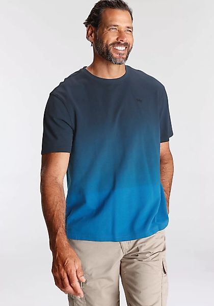 Man's World T-Shirt mit Farbverlauf in Pique´Qualität günstig online kaufen