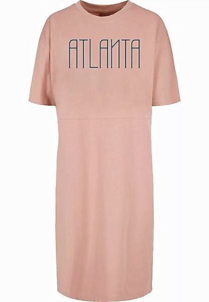 Merchcode Shirtkleid Merchcode Ladie Atlanta Organic Oversized Slit Tee Dre günstig online kaufen