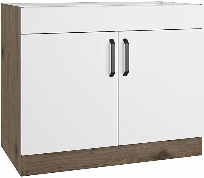 wiho Küchen Spülenschrank "Elba" Breite 100 cm günstig online kaufen