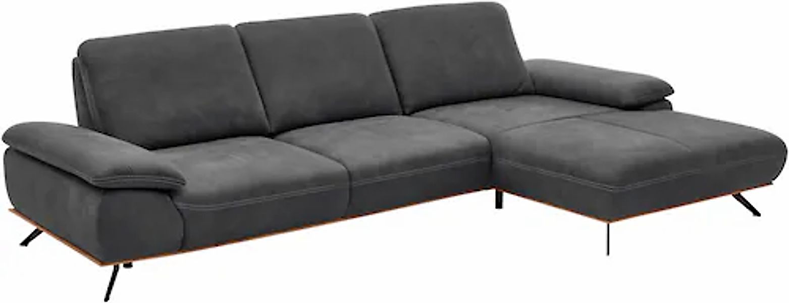 Die PlanBar Ecksofa »PN-EM18063 L-Form«, wahlweise mit echt bezogenem Rücke günstig online kaufen