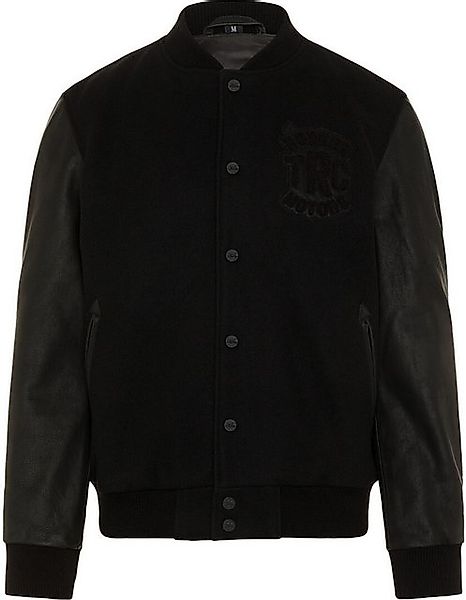 Rokker Motorradjacke College Motorrad Leder-/Textiljacke (Stehkragen) abrie günstig online kaufen