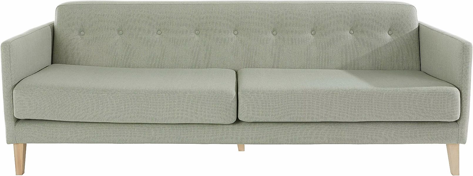 andas 3-Sitzer »Raadal«, in skandinavischem Design, Knopfheftung, Design by günstig online kaufen
