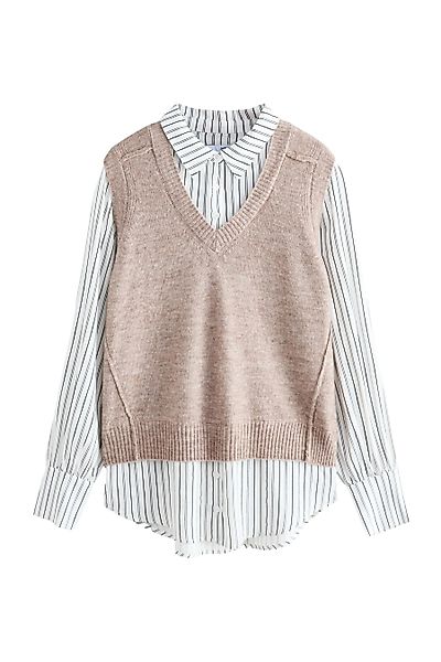 Next V-Ausschnitt-Pullover Strickpullunder mit V-Ausschnitt und günstig online kaufen