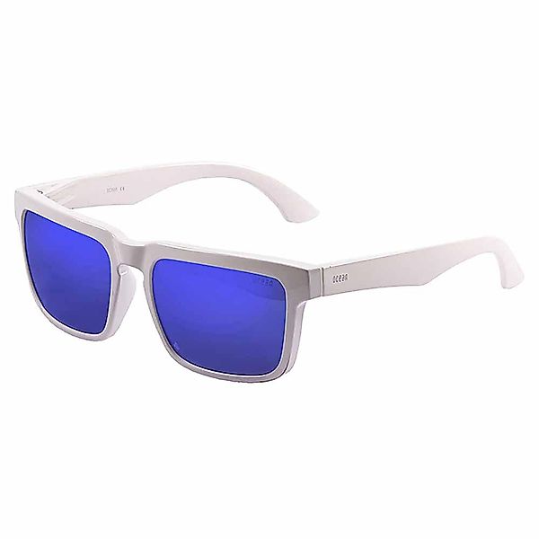 Lenoir Eyewear La Piste Sonnenbrille CAT3 Shiny White With Revo Blue Iridiu günstig online kaufen