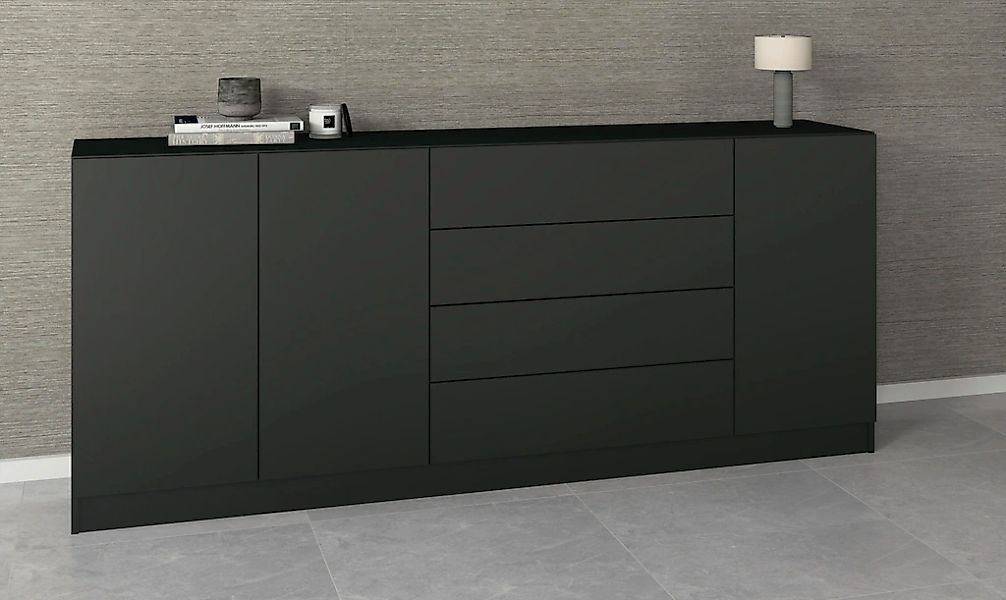 borchardt Möbel Sideboard "Vaasa, Kommode mit 3 Türen und 4 Schubkästen auf günstig online kaufen