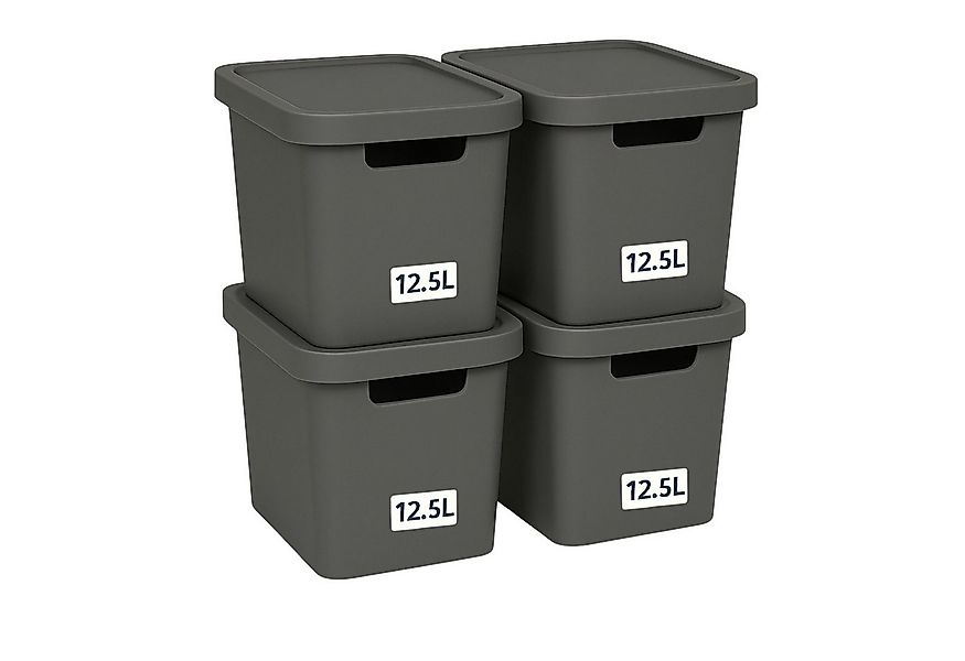 Plastard Aufbewahrungsbox mit Deckel von 7,5 - 31 Liter in verschied, Farbe günstig online kaufen