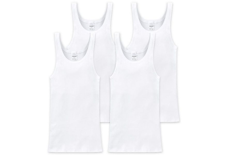 Schiesser Unterhemd Basic (3-St) schlichtes Basic-Unterhemd in Top-Markenqu günstig online kaufen