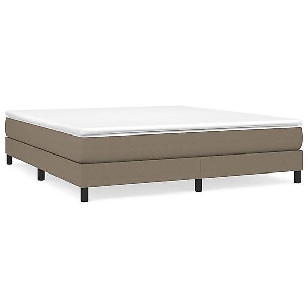 vidaXL Bettgestell, Bettrahmen Taupe 160x200 cm Stoff günstig online kaufen