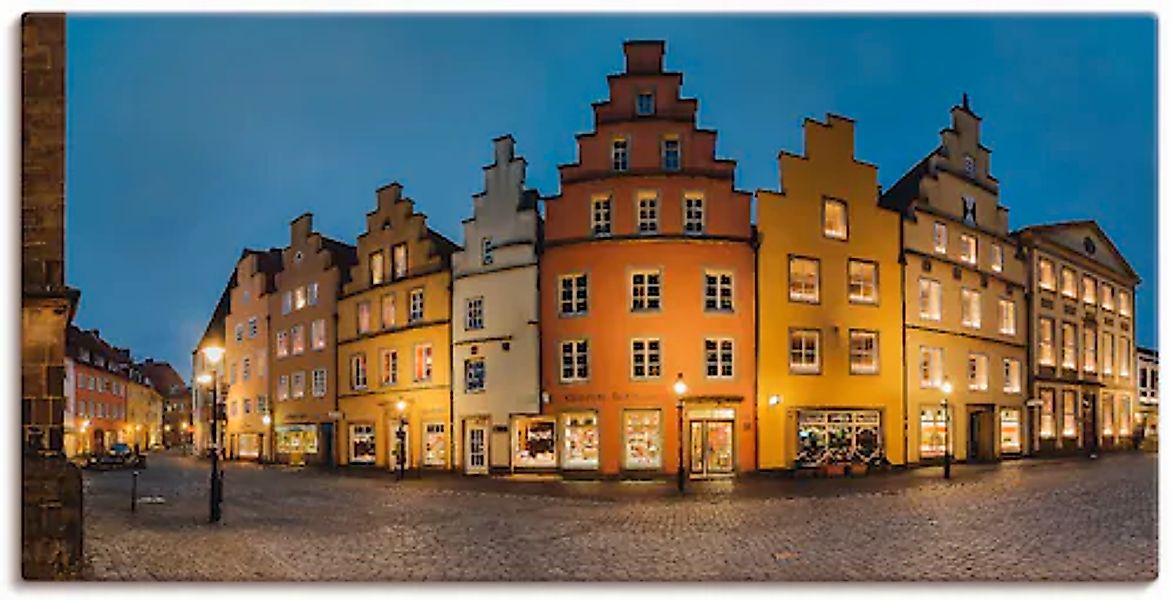 Artland Leinwandbild "Altstadt Osnabrück", Deutschland, (1 St.), auf Keilra günstig online kaufen