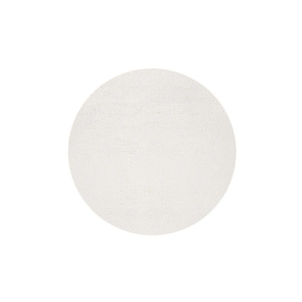 Floornovo Hochflor Teppich Nr. 42 Rund Einfarbig Durchmesser 120 cm günstig online kaufen