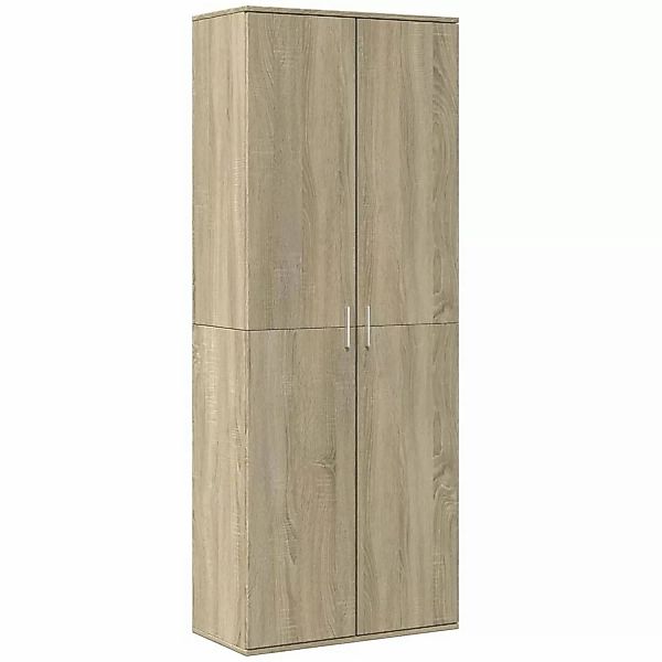 vidaXL Highboard Sonoma-Eiche 70x35x180 cm Holzwerkstoff günstig online kaufen
