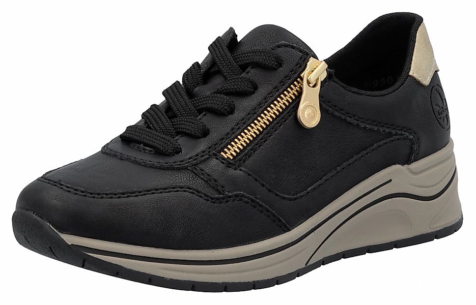 Rieker Keilsneaker, Halbschuh, Schnürschuh, Freizeitschuh mit Soft-Einlage günstig online kaufen