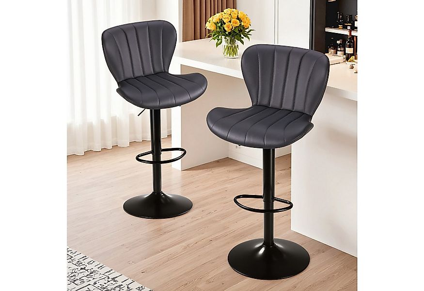 TLGREEN Barhocker 2er-set Barstühle,Küchenstuhl mit 360-Grad-Drehfunktion, günstig online kaufen
