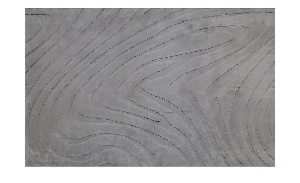 como Webteppich  Wave ¦ grau ¦ Synthetische Fasern ¦ Maße (cm): B: 120 Tepp günstig online kaufen