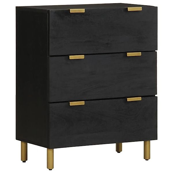 vidaXL Sideboard Schwarz 60x33x75 cm Holzwerkstoff 4017651 günstig online kaufen