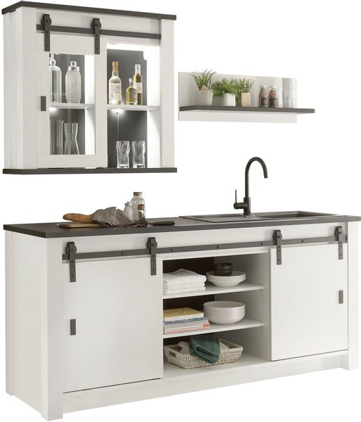 Home affaire Küche Sherwood, Breite 201 günstig online kaufen