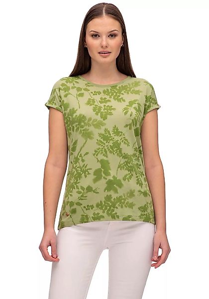 Ragwear Rundhalsshirt "Shirt DIONA", T-Shirt mit floralem All-Over Print günstig online kaufen