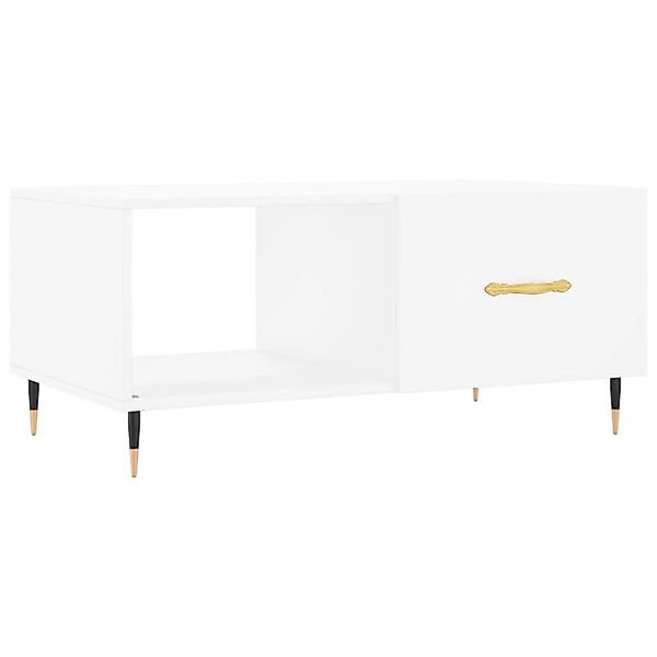 vidaXL Couchtisch Weiß 90x50x40 cm Holzwerkstoff 829188 günstig online kaufen