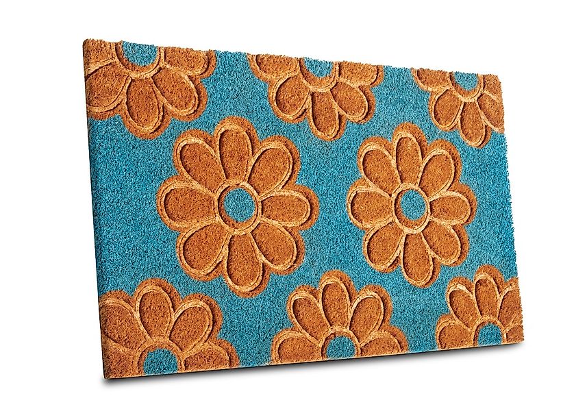 HANSE Home Fußmatte "Mix Mats Kokos Flowers, Türmatte" rechteckig 15 mm Höh günstig online kaufen
