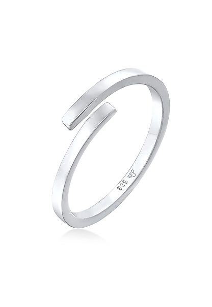 Elli Fingerring Wickelring Offen Statement Geo günstig online kaufen