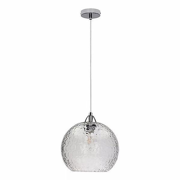 SPOT Light Pendelleuchte 9722100 Chrom klar Glas Metall H/D: ca. 120x24 cm günstig online kaufen