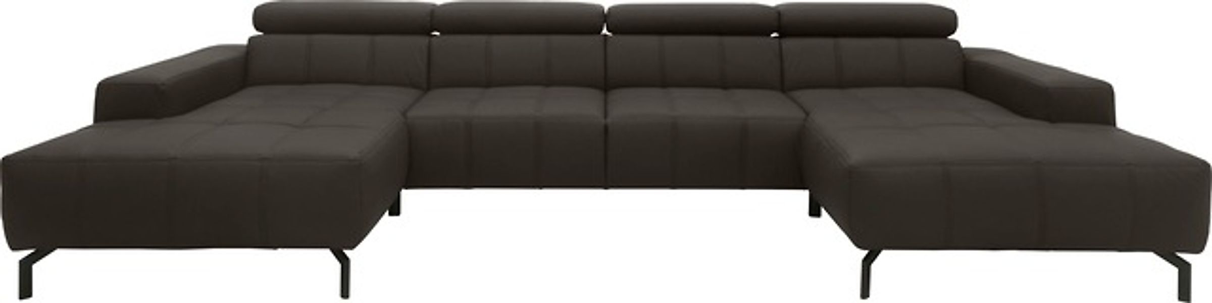 DOMO collection Wohnlandschaft »Cunelli tolle Sitznähte als Designelement, günstig online kaufen