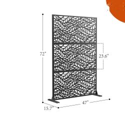GarveeMore Paravent Metall Privatsphäre Bildschirm im günstig online kaufen