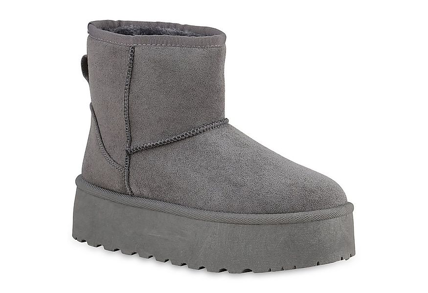 VAN HILL 840754 Winterstiefelette Damen Warm Gefütterte Winter Boots Bequem günstig online kaufen