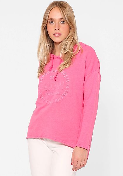 Zwillingsherz Hoodie ""Moin"", Kapuze, Kordelzug, Langarm, maritimer Schrif günstig online kaufen