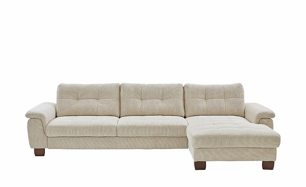 meinSofa Ecksofa  aus Cord Suna ¦ beige ¦ Maße (cm): B: 316 H: 86 T: 177.0 günstig online kaufen