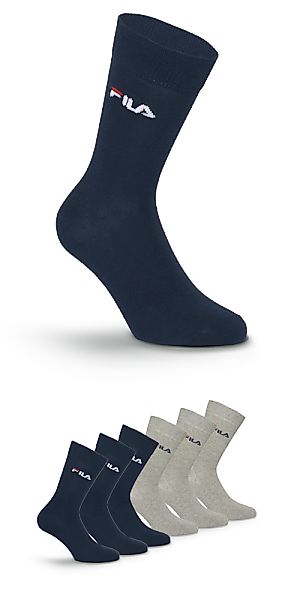 Fila Businesssocken, (6er Pack), mit eingestrickem Logo günstig online kaufen