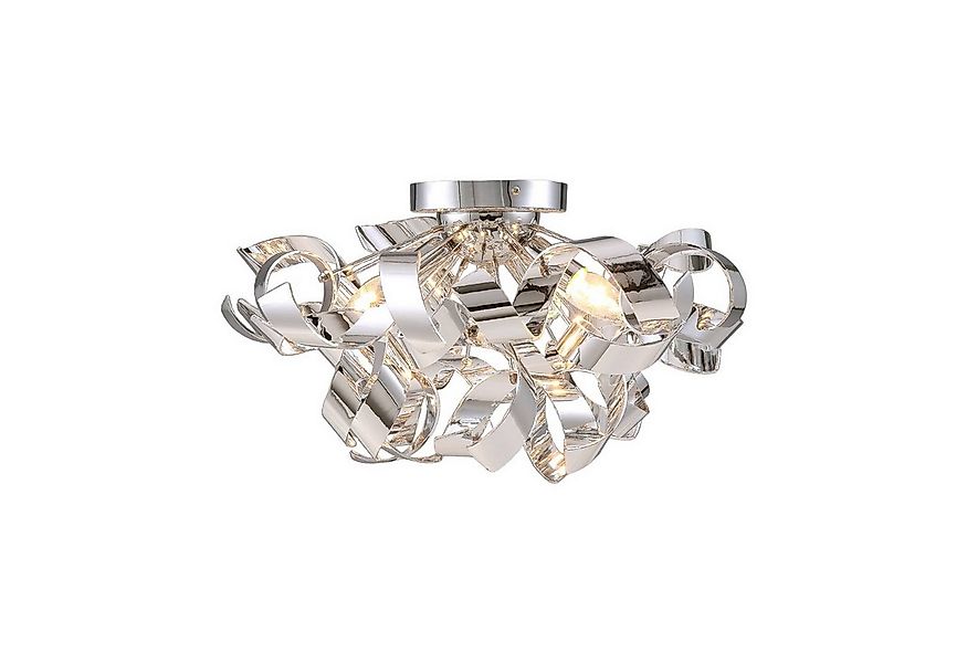 Lindby Deckenleuchten Elviro, Kunststoff Chrom IP20, 3 x 40 W günstig online kaufen