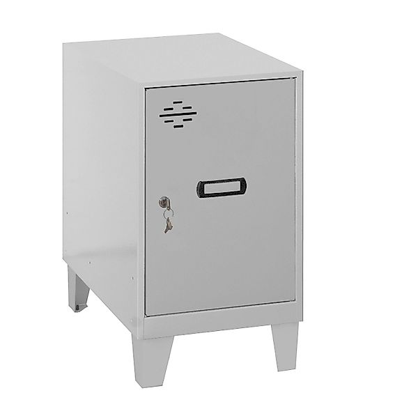 PROREGAL Schließfachwürfel AMEGO HxBxT 57,5 x 40 x 50 cm Mit Standfüße Grau günstig online kaufen