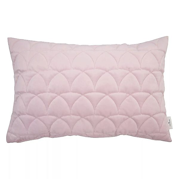 home24 Tom Tailor Kissenbezug T-Quilted Seashell Rosa 60x40 cm (BxH) Samt günstig online kaufen